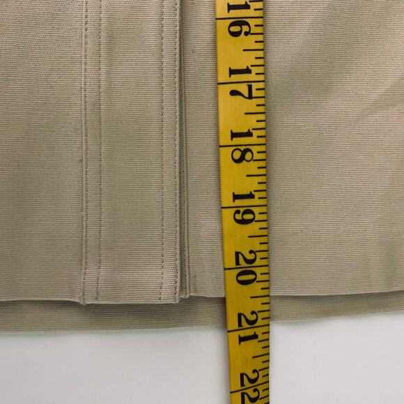 J. MCLAUGHLIN Skirt 6 High Rise A-Line Mini Button Closure Front Pockets Stretch - Picture 11 of 11